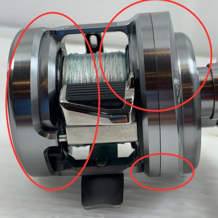  SHIMANO シマノ リール ベイトリール  純正ハンドルノブ付 20カルカッタコンクエストDC 200HG 04039