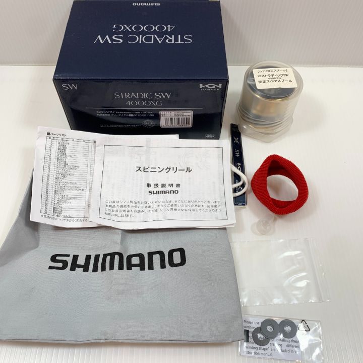 SHIMANO シマノ リール スピニングリール 替えスプール付き 18ストラディックSW 4000XG 03895｜中古｜なんでもリサイクルビッグバン