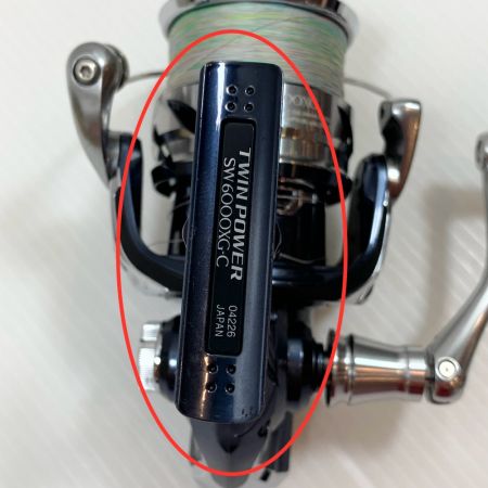  SHIMANO シマノ  リール スピニングリール  21ツインパワーSW 6000XG  04226
