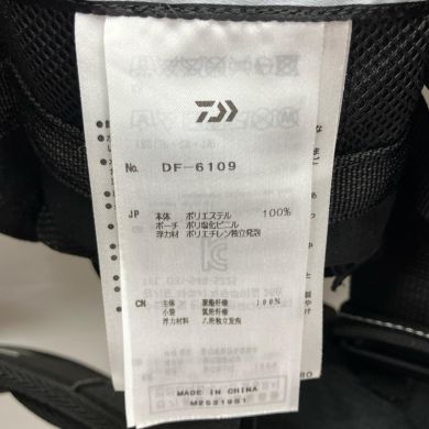 [中古]DAIWA ダイワ ライフジャケット DF-6109 DAIWA ダイワ ライフジャケット DF-6109 ベンチクールゲーム