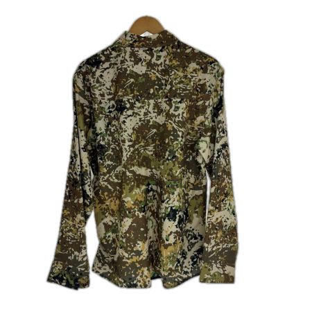  SIMMS フィッシングウェア SIZE M シャツ カモフラシャツ 41300 オリーブ