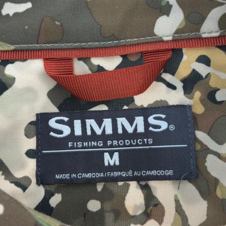  SIMMS フィッシングウェア SIZE M シャツ カモフラシャツ 41300 オリーブ