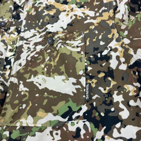  SIMMS フィッシングウェア SIZE M シャツ カモフラシャツ 41300 オリーブ
