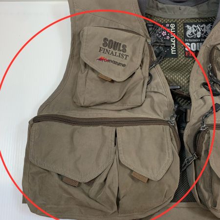  mazume マズメ 釣り用品 釣り服飾 フィッシングベスト  ブラウン