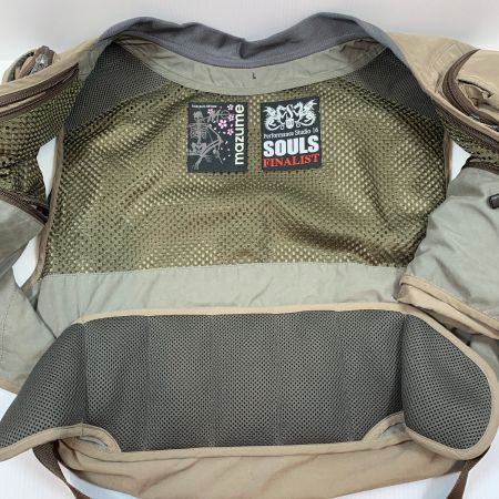  mazume マズメ 釣り用品 釣り服飾 フィッシングベスト  ブラウン