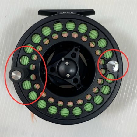  VISION  フライリール  替えスプール2個付き KOMA CASSETTE