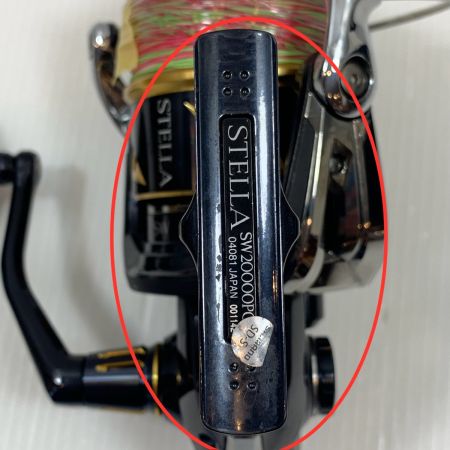  SHIMANO シマノ スピニングリール 20ステラSW20000PG　001142 04081