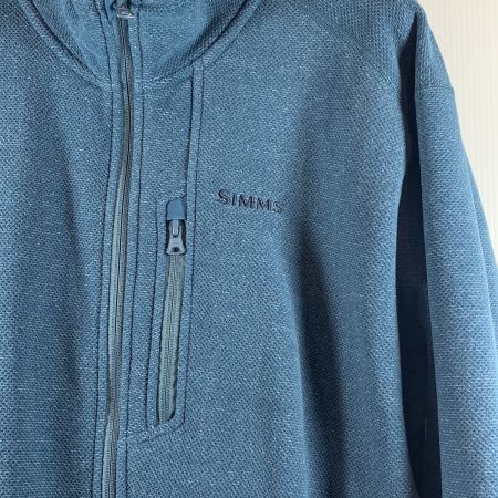  SIMMS  フィッシングウェア SIZE XL リバーシェッドフルジップ ブルー