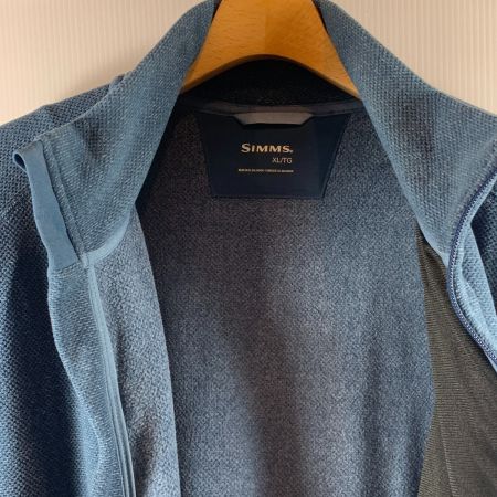  SIMMS  フィッシングウェア SIZE XL リバーシェッドフルジップ ブルー