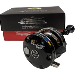ττ Abu Garcia アブガルシア ベイトリール アンバサダー4600CA 00122SE ファクトリーチューン ブラック Bランク