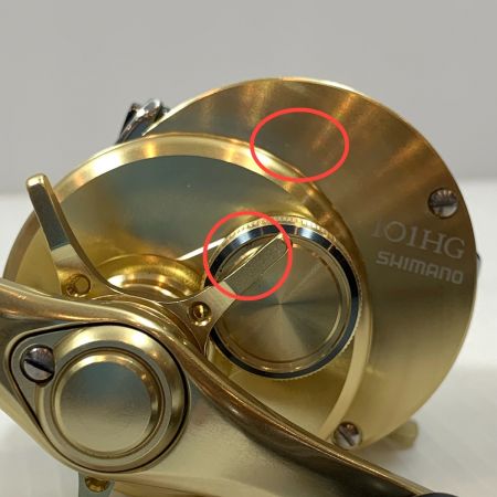  SHIMANO シマノ ベイトリール 15カルカッタコンクエスト101HG LEFT  03438