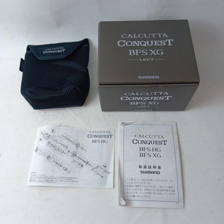 SHIMANO シマノ ベイトリール 23カルカッタコンクエストBFS XG 045713 リールポーチ付