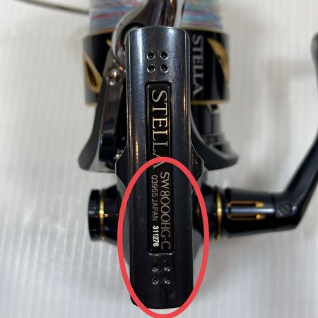  SHIMANO シマノ  スピニングリール 311276 19ステラSW 8000HG 03965