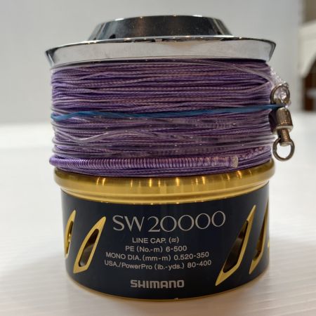  SHIMANO シマノ  リール スプール 13ステラSW20000 スプールエッジ引っ掛かりあり