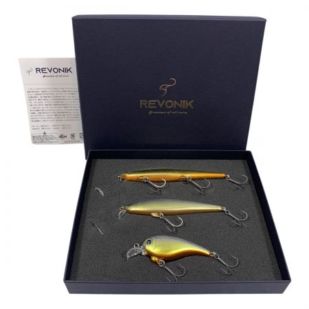  REVONIK ルアー ３個セット コンプリートセットB ゴールデンシャイナー