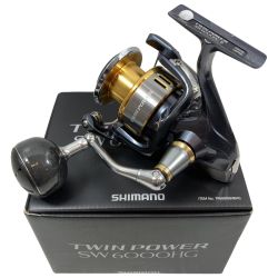 ττ SHIMANO シマノ スピニングリール 15ツインパワー SW6000HG 03318 Bランク