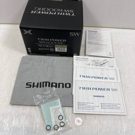  SHIMANO シマノ スピニングリール 15ツインパワー SW6000HG 03318