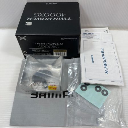  SHIMANO シマノ スピニングリール 15ツインパワー4000XG 夢屋ノブ/純正ノブ付 03373