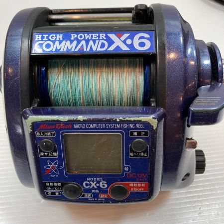  Miya Epoch  電動リール コード補修あり ﾊｲﾊﾟﾜｰｺﾏﾝﾄﾞX6