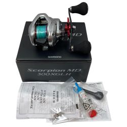 ττ SHIMANO シマノ ベイトリール 21スコーピオンMD 300XGLH  043597 Aランク