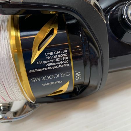  SHIMANO シマノ スピニングリール 20ステラ SW20000PG 箱付 011377 04081