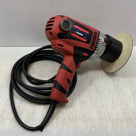  信濃機販 研磨工具 ポリッシャー コード式 100v 0201 SI-430E レッド