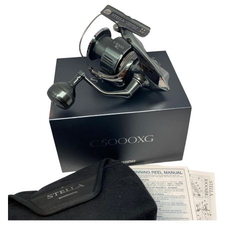  SHIMANO シマノ  スピニングリール 美品 箱付 22ステラC5000XG 043979