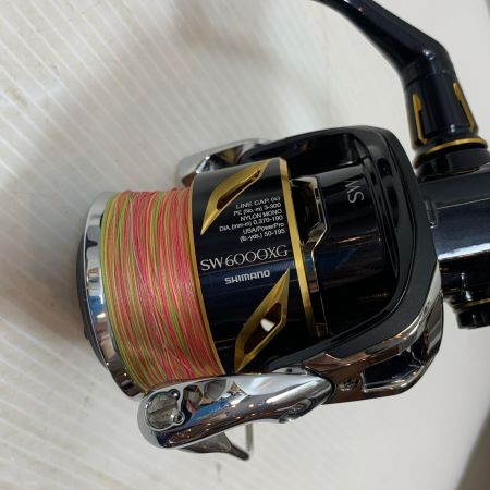  SHIMANO シマノ スピニングリール 20ステラSW 6000XG 使用感有  箱付 304904 04079