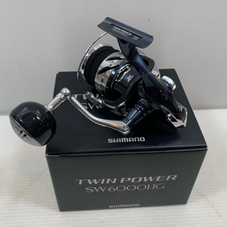 SHIMANO シマノ スピニングリール S キズ有  箱付 21ツインパワー SW6000HG 04225
