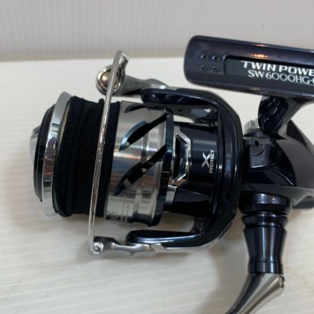  SHIMANO シマノ スピニングリール S キズ有  箱付 21ツインパワー SW6000HG 04225
