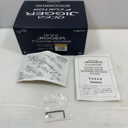  SHIMANO シマノ ベイトリール オシアジガー2000NRHG F CUSTOM  04004