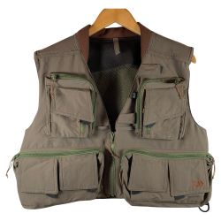 ττ DAIWA ダイワ フィッシングベスト  DV-3222/ネイティブクリークベスト ブラウン Aランク
