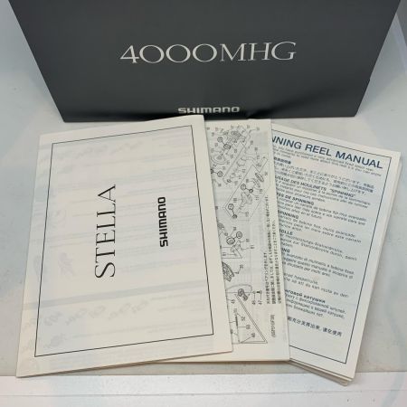  SHIMANO シマノ スピニングリール  22ステラ 4000MHG  箱付 043955