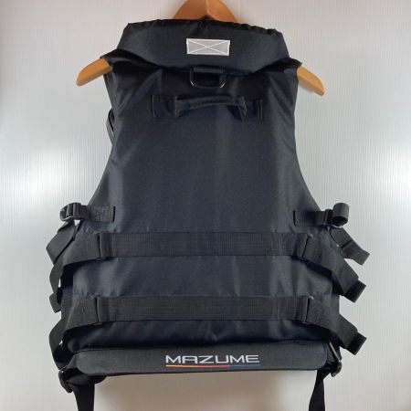  mazume マズメ フィッシングベスト  ブラック