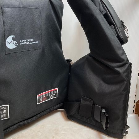  mazume マズメ フィッシングベスト  ブラック