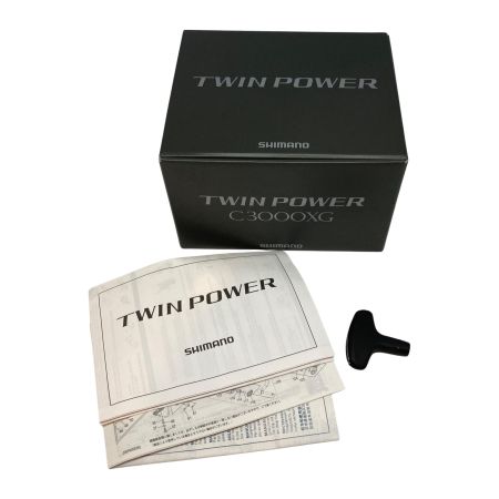  SHIMANO シマノ スピニングリール  24ツインパワー C3000XG  純正ノブ付 046826