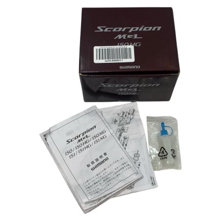  SHIMANO シマノ ベイトリール  キズ有  箱付 19スコーピオンMGL 150HG 04033
