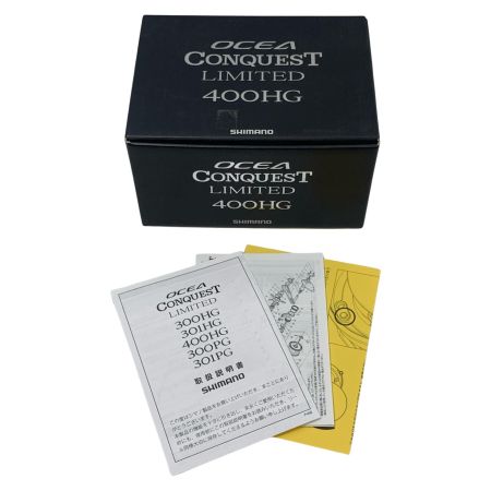  SHIMANO シマノ ベイトリール キズ有  箱付 19オシアコンクエストリミテッド 400HG 04063