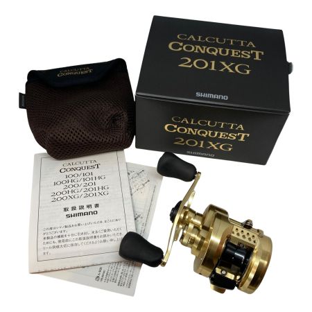  SHIMANO シマノ ベイトリール  22カルカッタ コンクエスト 201XG  箱付 044419