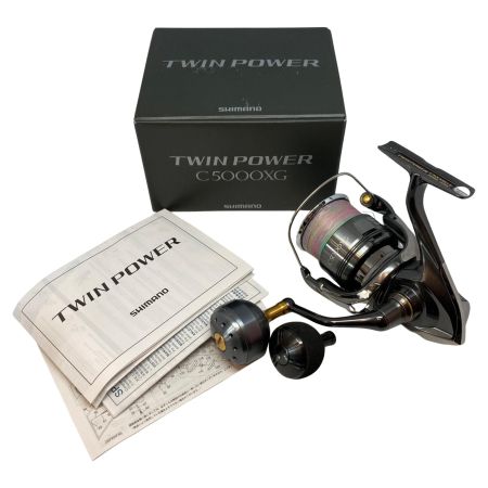  SHIMANO シマノ スピニングリール  美品  箱付 24ツインパワー C5000XG 046888