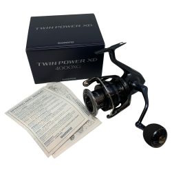 ττ SHIMANO シマノ スピニングリール  25ツインパワーXD 4000XG  箱付 047922 Sランク