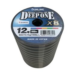 ττ SUNLINE ライン  1200m連結12号 DEEP ONE×8  Sランク