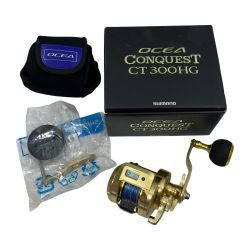 ττ SHIMANO シマノ ベイトリール  18オシアコンクエストCT 300HG  箱・ケース付き 03820 Aランク