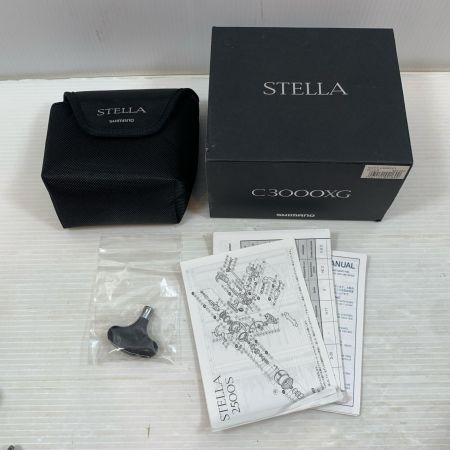 SHIMANO シマノ スピニングリール  18ステラ C3000XG  箱付 ノブ変更/純正ノブ付き 03805