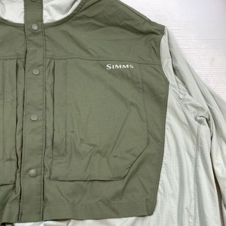  SIMMS フィッシングウェア  SIZE XL オリーブ ラティテュード バイコンプ パーカー オリーブ