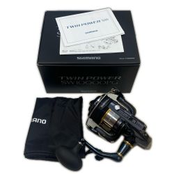 ττ SHIMANO シマノ スピニングリール  15ツインパワーSW10000PG  純正ハンドル付 03322 Bランク