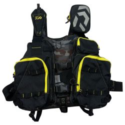 ττ DAIWA ダイワ 釣り用品 釣り服飾 フィッシングベスト ブラック Aランク