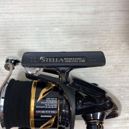  SHIMANO シマノ スピニングリール  20ステラSW 18000HG  箱付 013355 純正ノブ付 04080