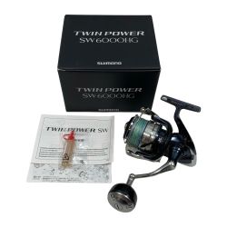 ττ SHIMANO シマノ スピニングリール  キズ有 程度B 箱付 21ツインパワー SW6000HG 04225 Bランク