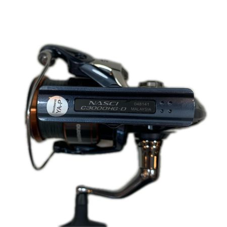 SHIMANO シマノ スピニングリール  ナスキ- C3000HG-D  048141